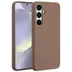 Accezz Liquid Silicone Backcover met MagSafe voor Samsung Galaxy S24 Plus Lichtbruin