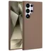 Accezz Liquid Silicone Backcover met MagSafe voor Samsung Galaxy S24 Ultra Lichtbruin