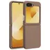 Accezz Liquid Silicone Backcover met MagSafe voor Samsung Galaxy Z Flip 6 Lichtbruin