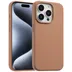 Accezz Liquid Silicone Backcover met MagSafe voor Apple iPhone 15 Pro Lichtbruin
