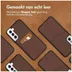 Accezz Premium Leather Card Slot Backcover Samsung Galaxy S22 Plus Bruin