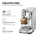 Sage Nespresso  THE CREATISTA™ PRO SNE900BSS4ENL1 Rvs