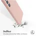 Accezz Liquid Silicone Backcover voor Samsung Galaxy S25 Plus Roze
