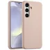 Accezz Liquid Silicone Backcover voor Samsung Galaxy S25 Plus Roze