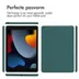 Accezz Liquid Silicone Backcover iPad 9 (2021) 10.2 inch/iPad 8 (2020) 10.2 inch/iPad 7 (2019) 10.2 inch Donkergroen