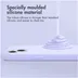 Accezz Liquid Silicone Backcover voor Samsung Galaxy S25 Plus Paars