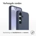 Accezz Liquid Silicone Backcover voor Samsung Galaxy S25 Plus Donkerblauw
