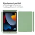 Accezz Liquid Silicone Backcover iPad 9 (2021) 10.2 inch/iPad 8 (2020) 10.2 inch/iPad 7 (2019) 10.2 inch Groen