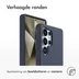 Accezz Liquid Silicone Backcover voor Samsung Galaxy S25 Ultra Donkerblauw