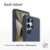 Accezz Liquid Silicone Backcover voor Samsung Galaxy S25 Ultra Donkerblauw