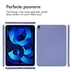 Accezz Liquid Silicone Backcover met penhouder iPad Air 5 (2022) / Air 4 (2020) Lila