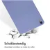 Accezz Liquid Silicone Backcover met penhouder iPad Air 5 (2022) / Air 4 (2020) Lila
