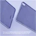 Accezz Liquid Silicone Backcover met penhouder iPad Air 5 (2022) / Air 4 (2020) Lila