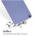 Accezz Liquid Silicone Backcover met penhouder iPad Air 5 (2022) / Air 4 (2020) Lila