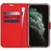Accezz Wallet Softcase Bookcase iPhone 12 Pro Max Rood