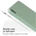 Accezz Liquid Silicone Backcover met penhouder iPad Air 5 (2022) / Air 4 (2020) Groen