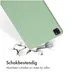 Accezz Liquid Silicone Backcover met penhouder iPad Pro 11 (2018 - 2022) Groen