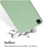 Accezz Liquid Silicone Backcover met penhouder iPad Pro 11 (2018 - 2022) Groen