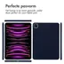 Accezz Liquid Silicone Backcover met penhouder iPad Pro 11 (2018 - 2022) Donkerblauw