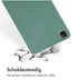 Accezz Liquid Silicone Backcover met penhouder iPad Pro 11 (2018 - 2022) Donkergroen