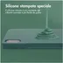 Accezz Liquid Silicone Backcover met penhouder iPad Pro 11 (2018 - 2022) Donkergroen