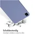 Accezz Liquid Silicone Backcover met penhouder iPad Pro 11 (2018 - 2022) Lila