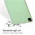 Accezz Liquid Silicone Backcover met penhouder iPad Pro 12.9 (2022) / Pro 12.9 (2021) / Pro 12.9 (2020) Groen
