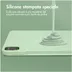 Accezz Liquid Silicone Backcover met penhouder iPad Pro 12.9 (2022) / Pro 12.9 (2021) / Pro 12.9 (2020) Groen