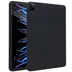 Accezz Liquid Silicone Backcover met penhouder iPad Pro 12.9 (2022) / Pro 12.9 (2021) / Pro 12.9 (2020) Zwart