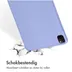 Accezz Liquid Silicone Backcover met penhouder iPad Pro 12.9 (2022) / Pro 12.9 (2021) / Pro 12.9 (2020) Lila
