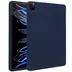 Accezz Liquid Silicone Backcover met penhouder iPad Pro 12.9 (2022) / Pro 12.9 (2021) / Pro 12.9 (2020) Donkerblauw