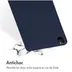 Accezz Liquid Silicone Backcover met penhouder iPad Pro 12.9 (2022) / Pro 12.9 (2021) / Pro 12.9 (2020) Donkerblauw