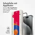 Accezz Gehard Glas Full Cover Screenprotector met applicator iPhone 15 Transparant