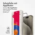 Accezz Gehard Glas Full Cover Screenprotector met applicator iPhone 15 Pro Transparant