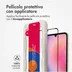 Accezz Gehard Glas Full Cover Screenprotector met applicator Samsung Galaxy A25 Transparant