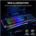 Trust GXT 764 Glide-Flex Muismat - Gaming - XXL - RGB - Illuminated Zwart