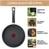 Tefal C47632 Hapjespan 24cm + deksel Change Black