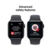 Apple Watch SE 3 GPS + Cellular 40mm Aluminium Case met Sport Band - S/M Middernacht