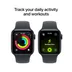 Apple Watch SE 3 GPS 40mm Aluminium Case met Sport Band - S/M Middernacht