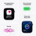 Apple Watch Series 11 GPS + Cellular 42mm met Sport Band - S/M Zwart