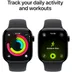 Apple Watch Series 11 GPS + Cellular 42mm met Sport Band - S/M Zwart