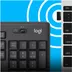 Logitech MK295 Silent Draadloze Toetsenbord en Muis QWERTY Zwart