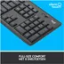 Logitech MK295 Silent Draadloze Toetsenbord en Muis QWERTY Zwart