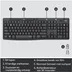 Logitech MK295 Silent Draadloze Toetsenbord en Muis QWERTY Zwart