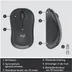 Logitech MK295 Silent Draadloze Toetsenbord en Muis QWERTY Zwart
