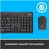 Logitech MK295 Silent Draadloze Toetsenbord en Muis QWERTY Zwart