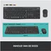 Logitech MK295 Silent Draadloze Toetsenbord en Muis QWERTY Zwart
