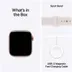 Apple Watch Series 11 GPS + Cellular 42mm Rose Gold Aluminium Case met Light Blush Sport Band - S/M Rose/goud