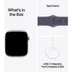 Apple Watch Series 11 GPS + Cellular 42mm Silver Aluminium Case met Purple Fog Sport Band - M/L Zilver