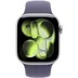 Apple Watch Series 11 GPS + Cellular 42mm Silver Aluminium Case met Purple Fog Sport Band - M/L Zilver